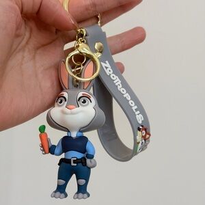 Zootropolis Judy Hopps Keychain with Carrot